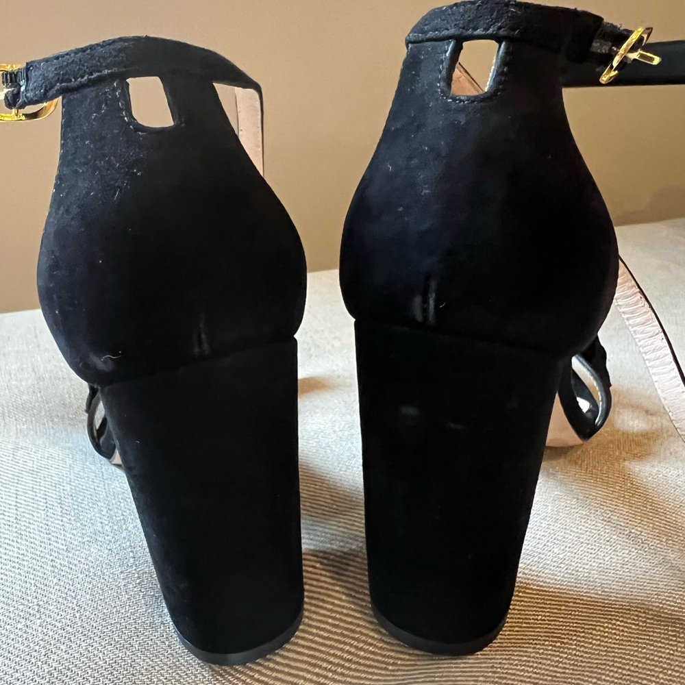Stuart Weitzman Block Sandal - Black - Size 6.5 -… - image 2